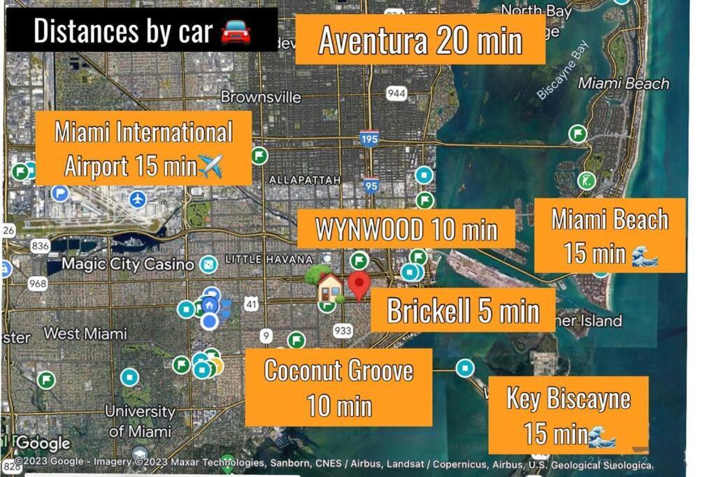 Spacious West Brickell Getaway, 4bedroom2bath Holiday home Miami